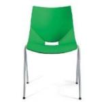 Jídelní židle Shell, zelená