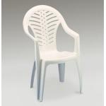 Zahradní plastová židle OCEÁN, bílá