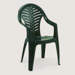 Zahradní plastová židle OCEÁN, zelená
