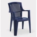 Zahradní plastová židle ARPA LUX, modrá