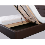 Designová postel-úložný prostor, Úložný prostor s roštem Double klasik T5/NV