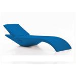 Luxusní polohovací plastové lehátko - GD, Tyrkysovo modrá
