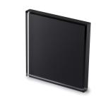Provedení stolové desky RUBINO, TEN1 - Extra čiré sklo lakované barvou černá
