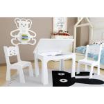 stolek s úložným prostorem, DSBH0618 - bílý medvídek