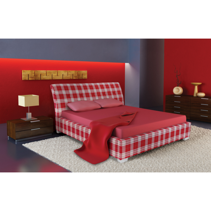 Designová postel klasická s prohlým čelem - MT, Rozměr postele 140x200 cm