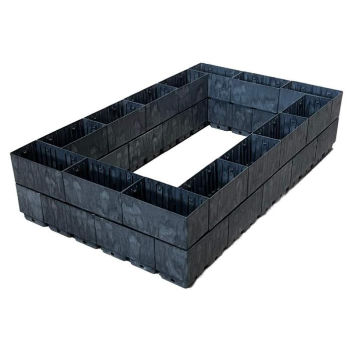 Flexi element vyvýšený záhon obdelník 75 x 125 x 51cm