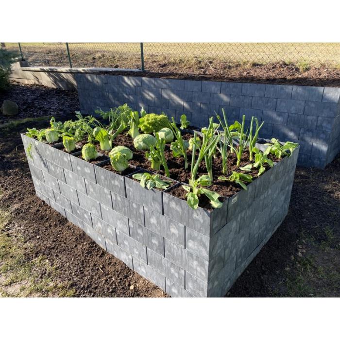 Flexi element vyvýšený záhon obdelník 75 x 125 x 51cm