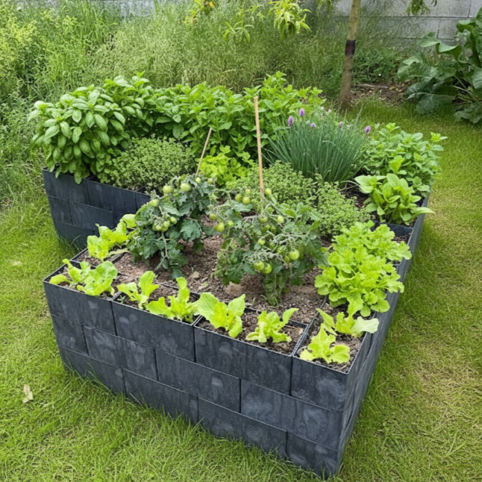 Flexi element záhon v tvaru L